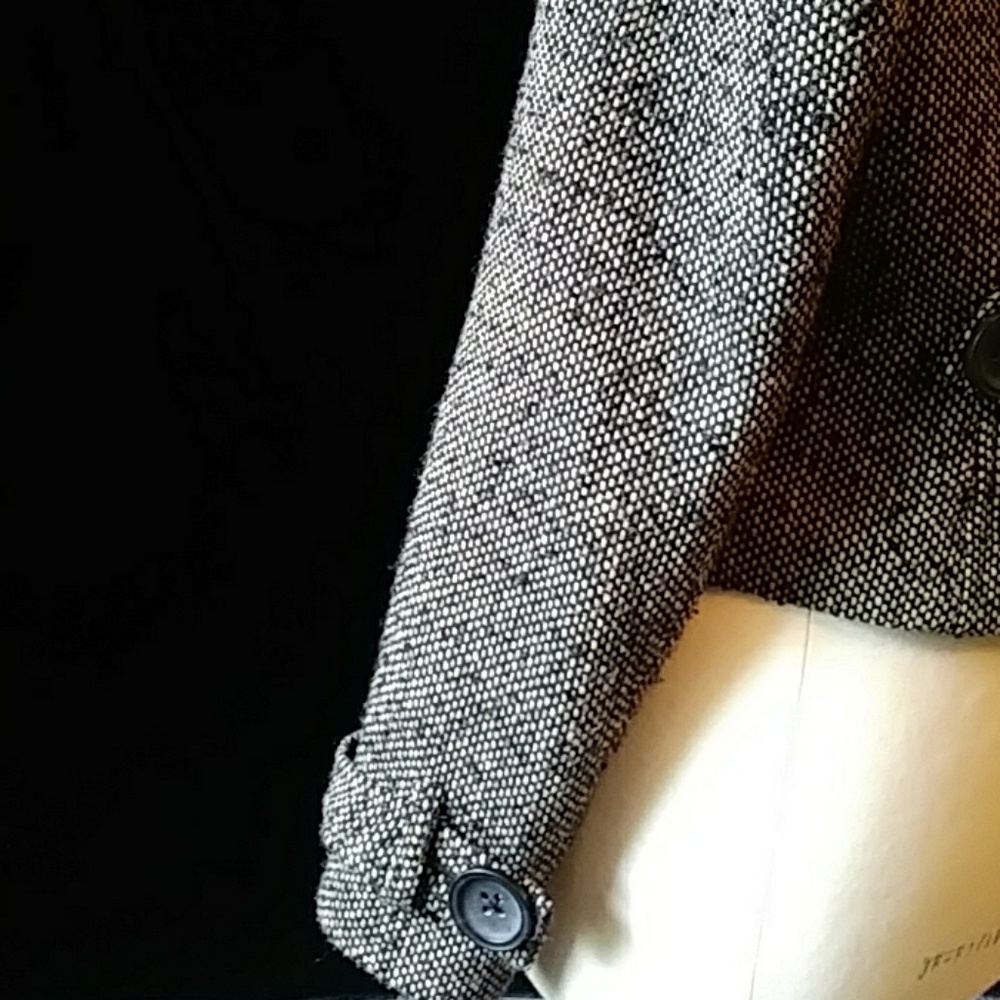 Cabi Brown Tweed Lined Single-Button Jacket-Sz 8 - image 5